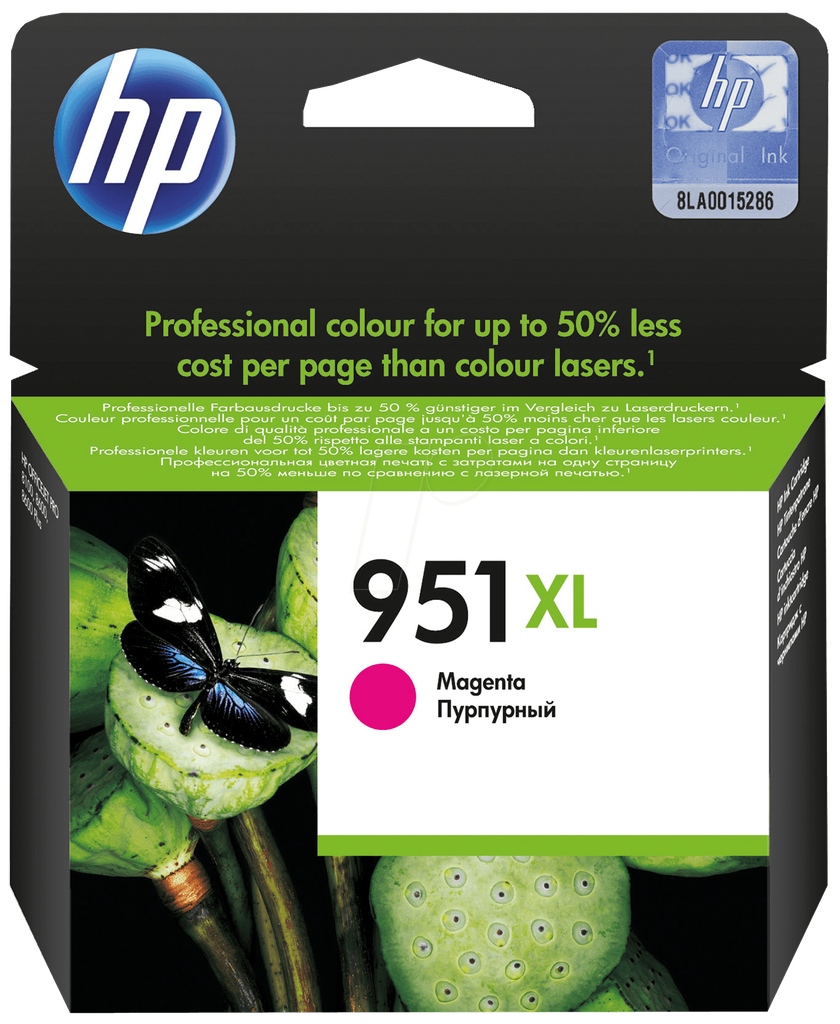 Cartus cerneala HP OfficeJet Pro 251DW, Pro 276DW, Pro 8100 N811A, Pro 8600A E-AIO, Pro 8600A Plus E-AIO, Pro 8610 e-AIO, Pro 8620 e-AIO NR.951XL Magenta Original