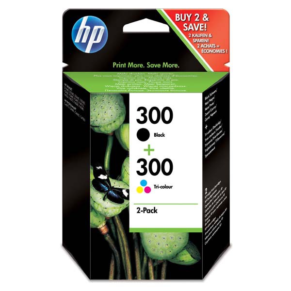 Cartus cerneala Combo Pack HP DJ F 4580, DJ 2560, DJ F 2420, DJ F 2492, DJ F 4280, DJ 1660, DJ 5560, DJ F 2480, DJ F 4210 NR.300/300 Black/Cyan/Magenta/Yellow Original