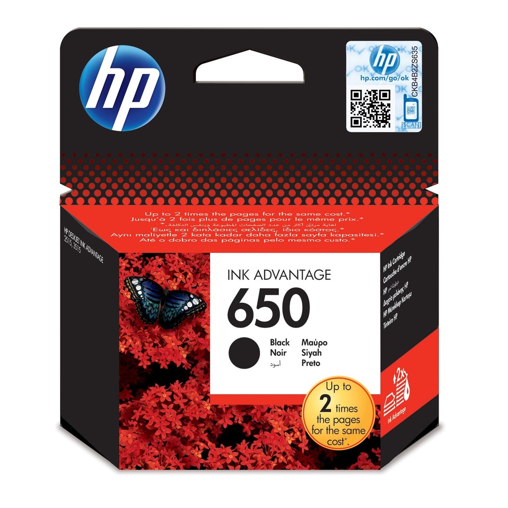 Cartus cerneala HP DJ Advantage 3515 NR.650 Black Original