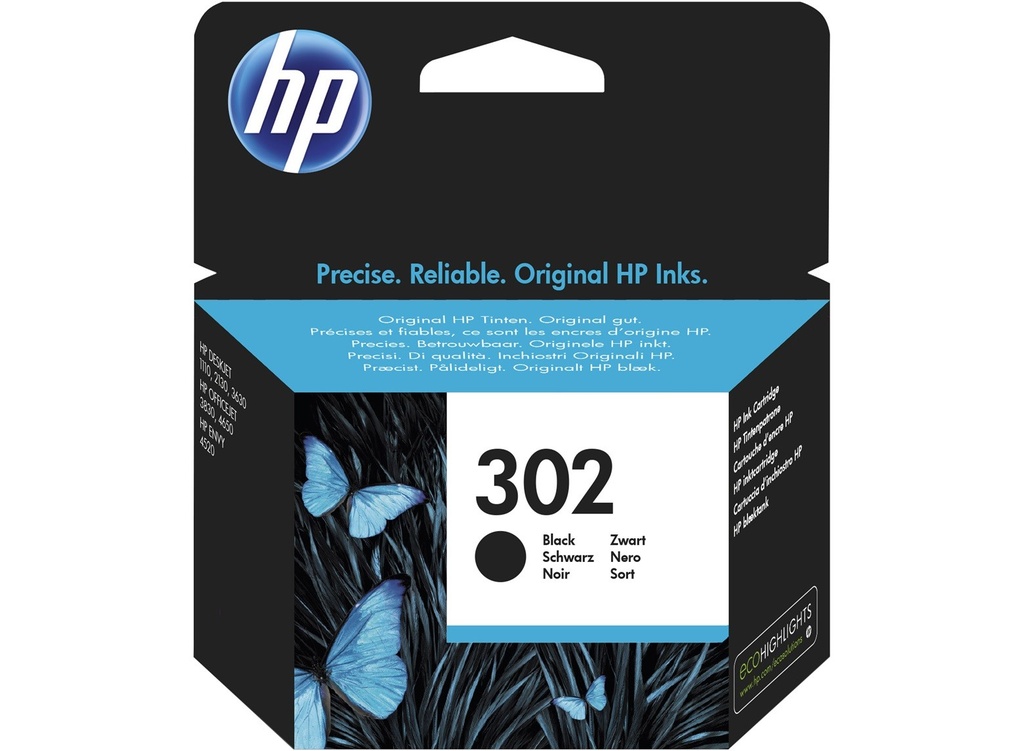 Cartus cerneala HP Deskjet 2130 All-in-One NR.302 Black Original