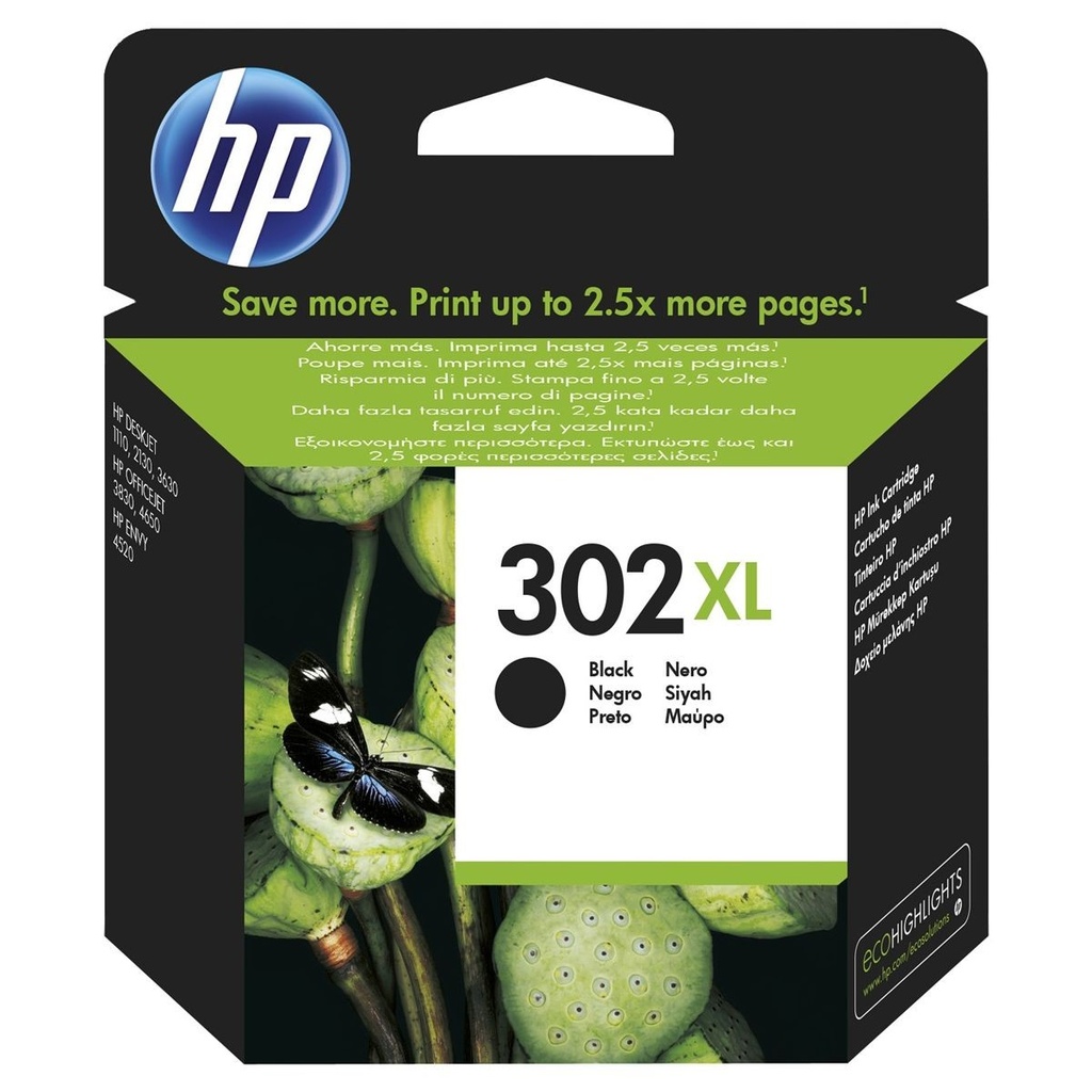 Cartus cerneala HP Deskjet 2130 All-in-One NR.302XL Black Original