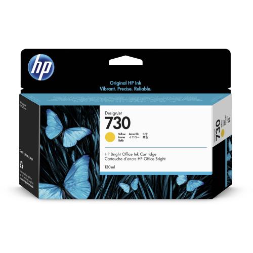 Cartus cerneala HP DJ T1700 NR.730 130ml NR.730 P2V64A 130ml Yellow Original