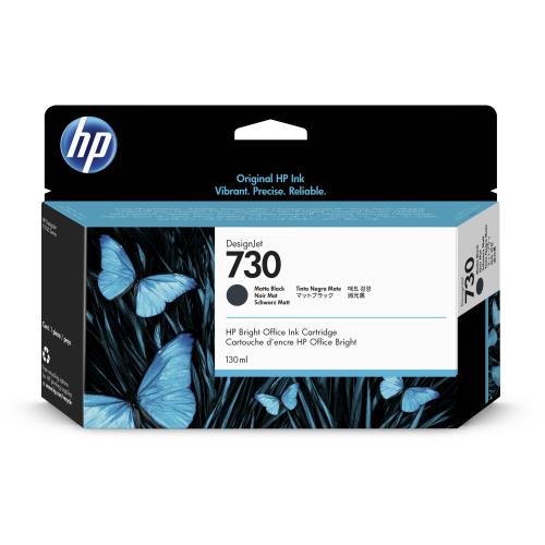 Cartus cerneala HP DJ T1700 NR.730 130ml NR.730 P2V65A 130ml Matt Black Original