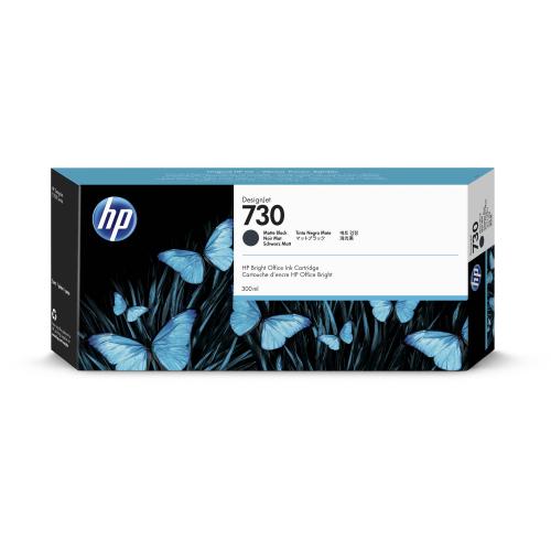 Cartus cerneala HP DJ T1600, DJ T1700, DJ T2600 NR.730 300ml NR.730 P2V71A 300ml Matt Black Original