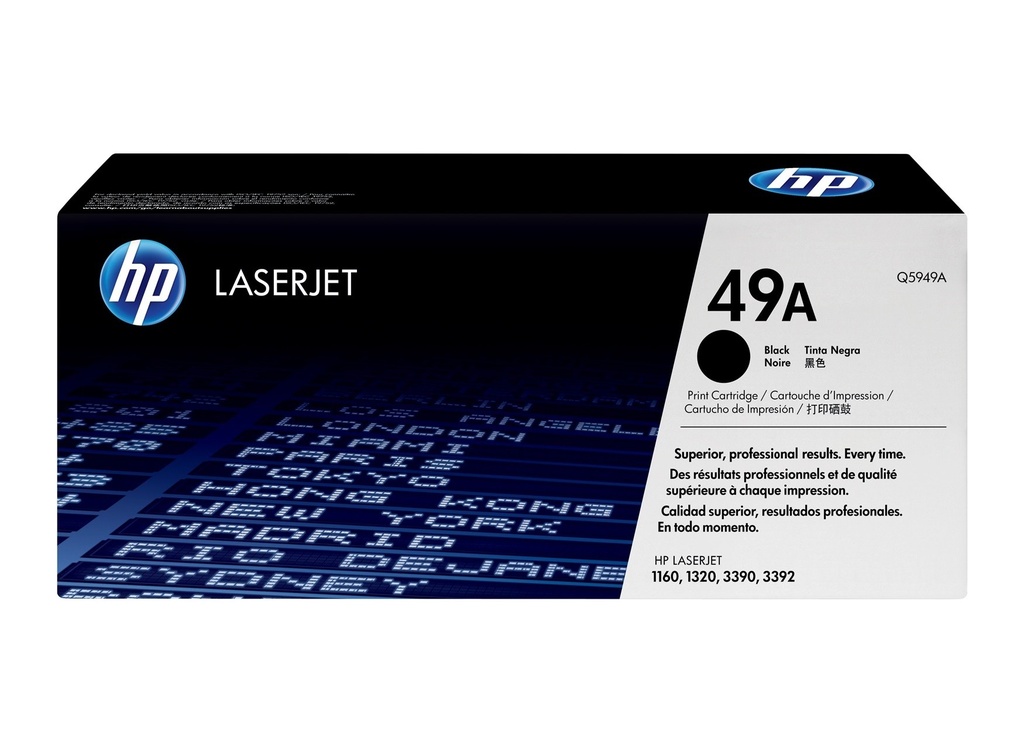 Cartus toner HP LJ 3390, LJ 1160, LJ 3392, LJ 1320 NR.49A 2.5k Black Original