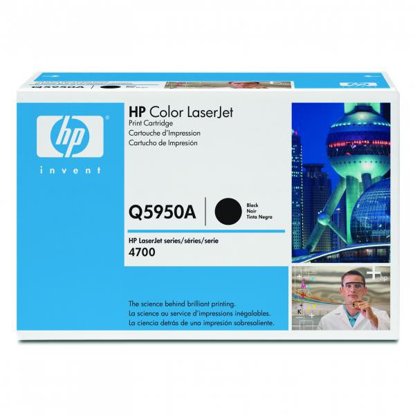 Cartus toner HP Color LJ 4700, NR.643A, HP 643A, Q5950A, 11k, Black, Original
