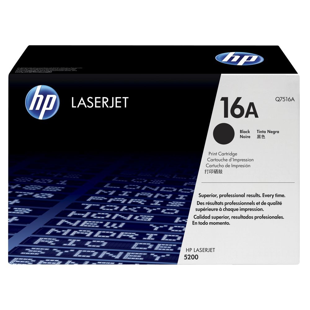 Cartus toner HP LJ 5200 NR.16A 12k Black Original