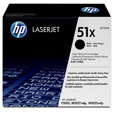 Cartus toner HP LJ 3035, LJ 3005, LJ 3027 NR.51X 13k Black Original