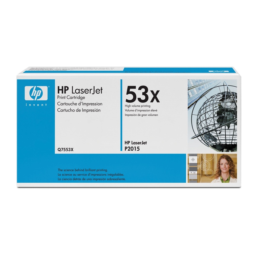 Cartus toner HP LJ M 2727, LJ P 2014, LJ P 2015 NR.53X 7k Black Original