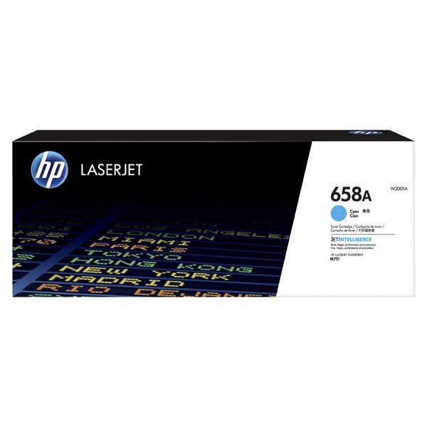Cartus toner HP LJ Enterprise M751dn, LJ M751n NR.658A NR.658A W2001A 6k Cyan Original