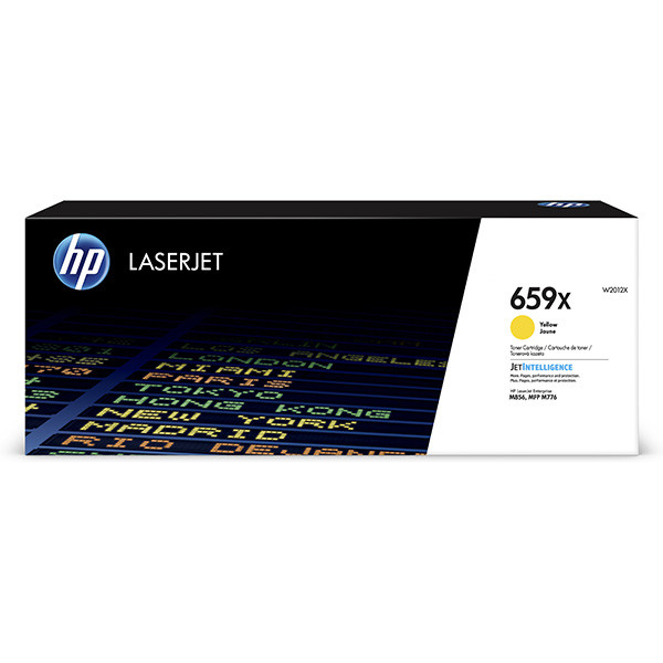 Cartus toner HC HP LJ Enterprise M856dn, Flow MFP M776, NR.659X, HP 659X, W2012X, 29k, Yellow, Original