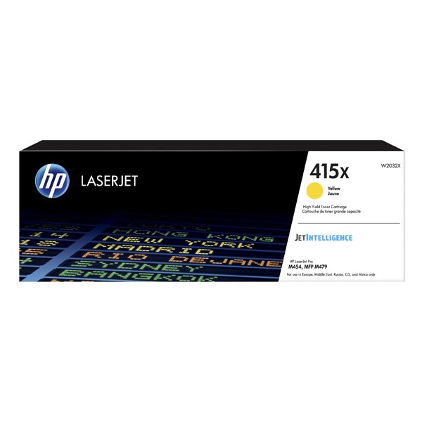 Cartus toner HP M454DW, MFP M479DW NR.415X 6k NR.415X W2032X 6k Yellow Original