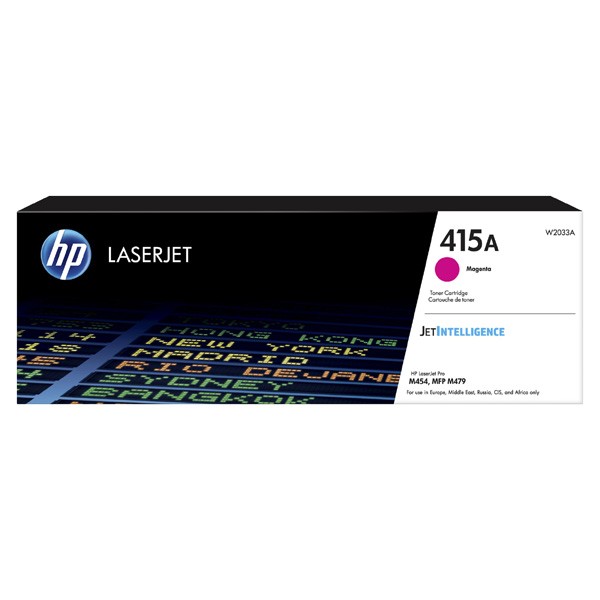 Cartus toner HP M454DW, MFP M479DW NR.415A 2.1k NR.415A W2033A 2.1k Magenta Original