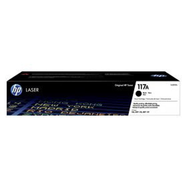 Cartus toner HP Color Laser 150a, MFP 178nw, MFP 179fnw, NR.117A, HP 117A, W2070A, 1k, Black, Original