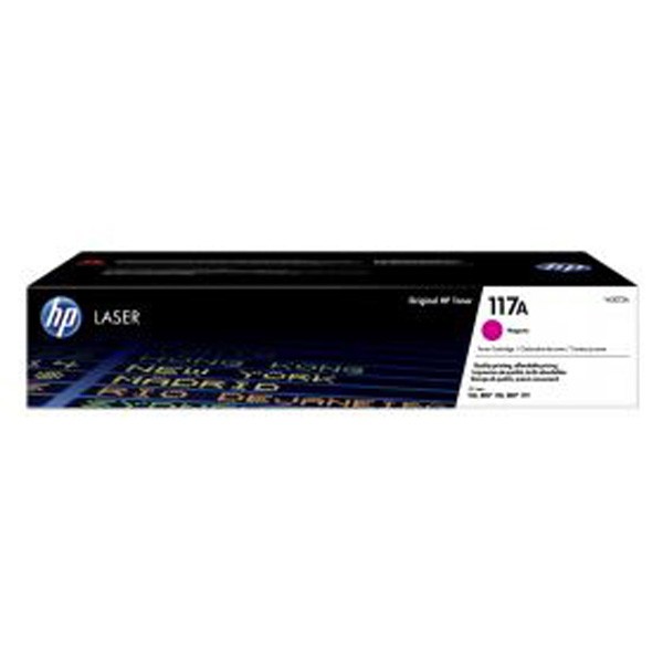 Cartus toner HP Color Laser 150a, MFP 178nw, MFP 179fnw, NR.117A, HP 117A, W2073A, 0.7k, Magenta, Original