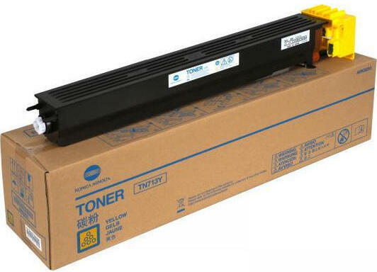 Cartus toner Minolta Bizhub C 659, Bizhub C 759, Accurio Press C 759 TN713 TN713Y, A9K8250 1 spiral bottle, yield approx. 33,2k / 5% Yellow Original