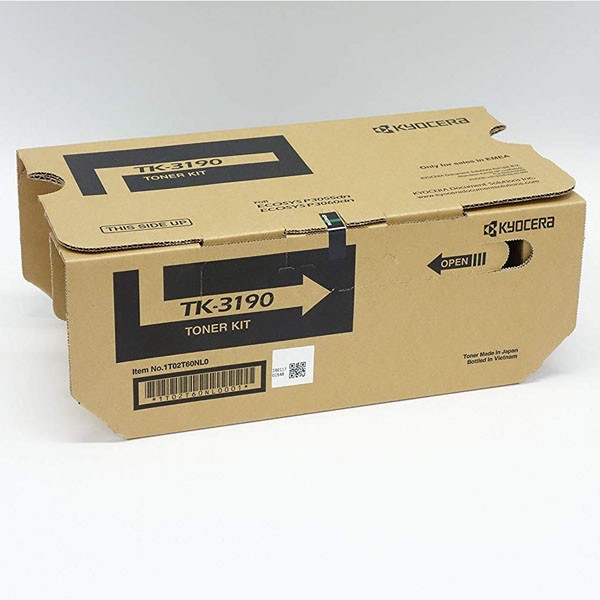 Cartus toner Kyocera Mita P 3060DN, TK-3190, TK3190, 25K, Black, Promo, Original