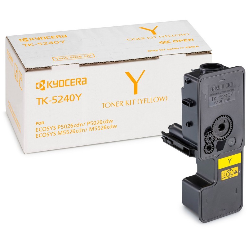 Cartus toner Kyocera Mita M 5526 CDN TK-5240Y 3k Yellow Promo Original