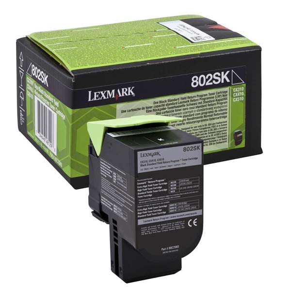 Cartus toner Lexmark Return CX 310N NR.802S 80C2SK0 2.5k Black Original