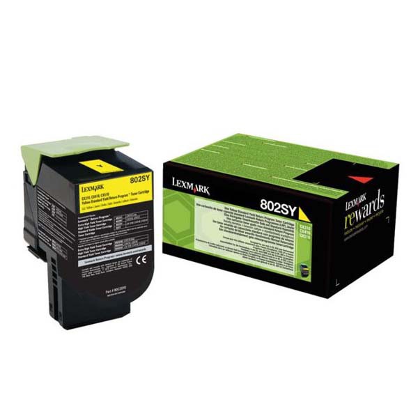 Cartus toner Lexmark Return CX310N NR.802S 80C2SY0 2k Yellow Original