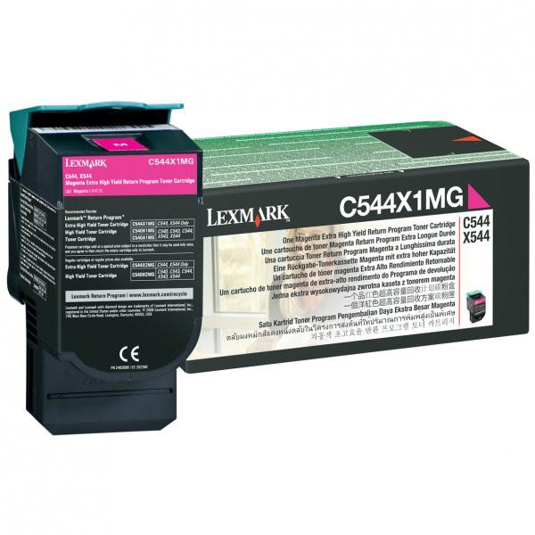 Cartus toner Lexmark Return C544 C544X1MG 4k Magenta Original