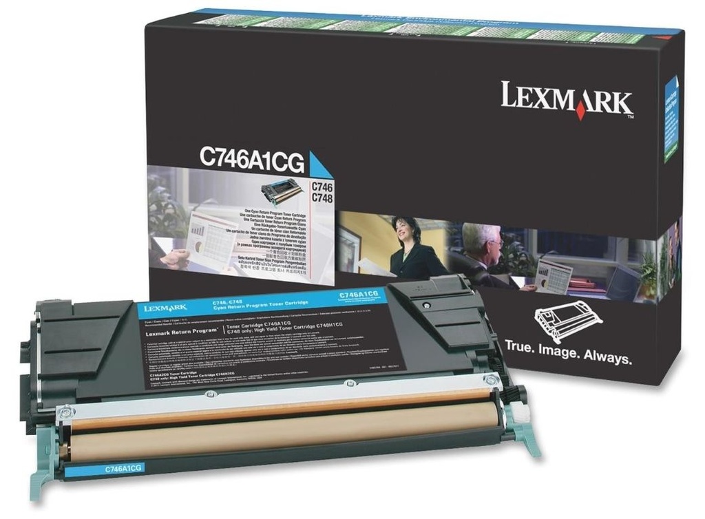 Cartus toner Lexmark Return C746DN C746A1CG 7k Cyan Original