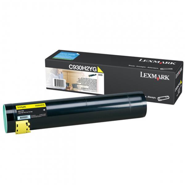 Cartus toner Lexmark C935, C935DN, C935DTN, C935HDN C930H2YG Yellow Original