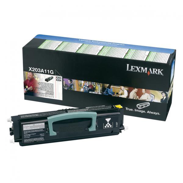 Cartus toner Lexmark Return X203N 2.5k Black Original
