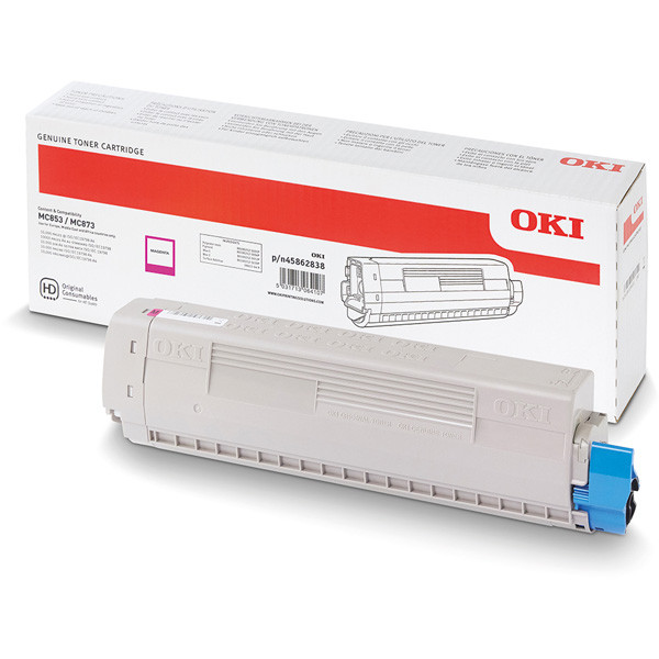 Cartus toner Okidata MC853, MC873 45862838 7.3k Magenta Original