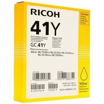 Cerneala Ricoh SG 2100 GC41LC 405768 Yellow Original