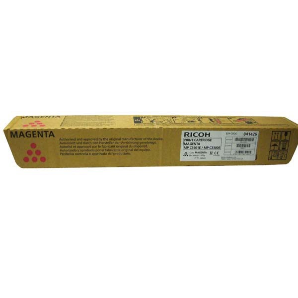 Cartus toner Ricoh Aficio MP C3501, AFICIO MP C2800, MP C3300, MP C3001 841426 Magenta Original