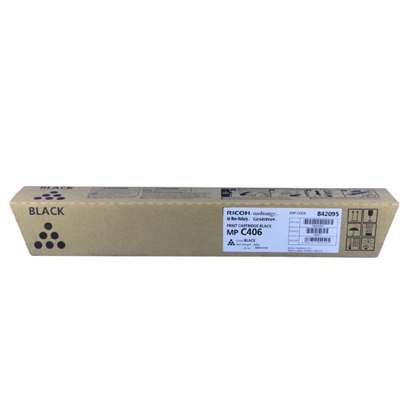 Cartus toner Ricoh MP C306SP, MP C306SPF, MP C306ZSP, MP C306ZSPF, MP C307SP, MP C307SPF, MP C307SPFG, MP C406SPF, MP C406ZSP, MP C406ZSPF TYPE MP C406 842095 TYPE MPC406, 17k Black Original