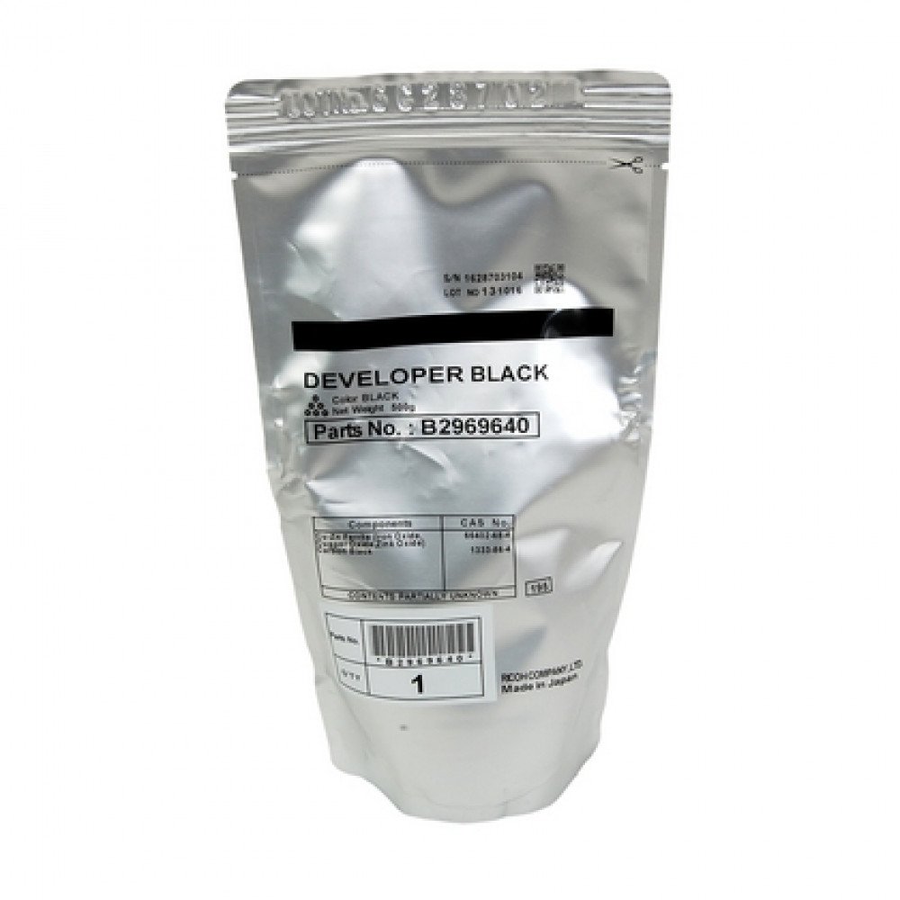 Developer Ricoh Aficio MP 3500, MP 4000, MP 4001P, MP 4002, MP 4500, MP 5000, MP 5001, MP 5002, B2969640 Black Original