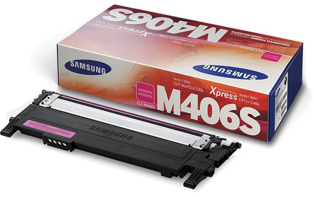Cartus toner Samsung CLX 3305, CLP 365, CLX 3300, CLP 360 406 CLT-M406S Magenta Original