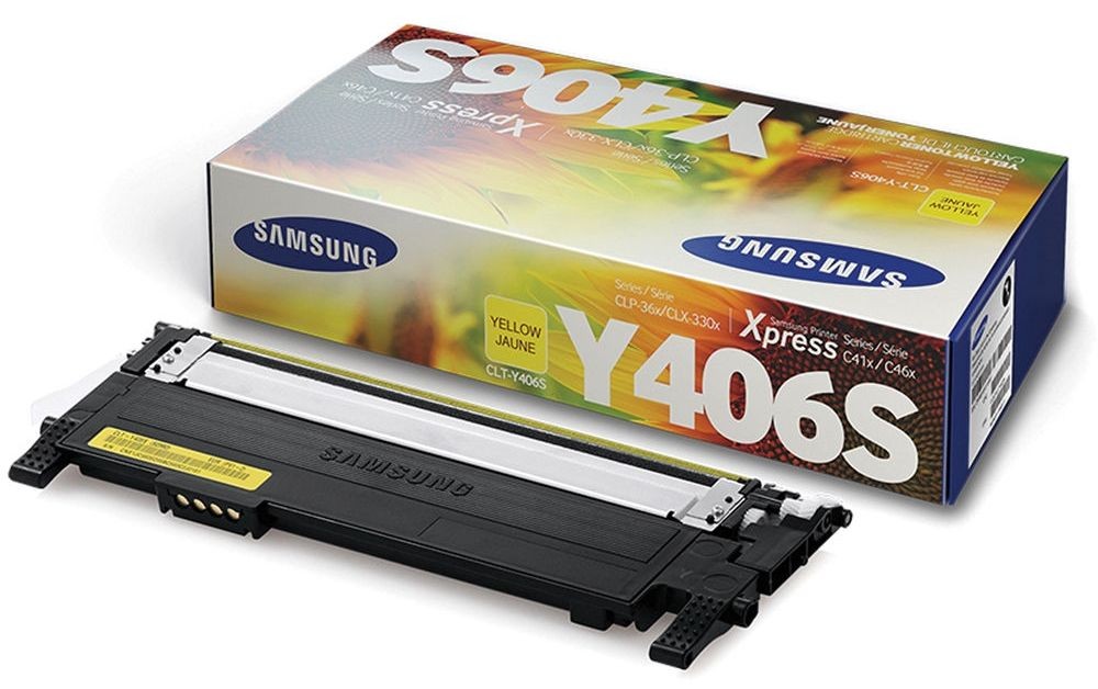 Cartus toner Samsung CLX 3305, CLP 365, CLX 3300, CLP 360 406 CLT-Y406S Yellow Original