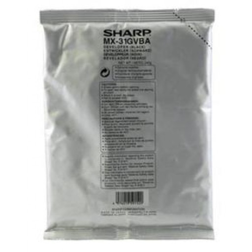Developer Sharp MX 2301 N, MX 2600 FG, MX 2600 N, MX 3100 FG, MX 3100 FN, MX 3100 N, MX 4100 FN, MX 4100 N, MX 4101 N, MX 5000 FN, MX 5000 N, MX 5001 FN, MX 5001 N,MX MX-31FVBA, MX-31GVBA,MX-31FVBA, MX-31GVBA 100k Black Original