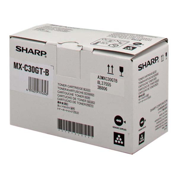 Cartus toner Sharp MX C 250 E, MX C 250 F, MX C 250 FE, MX C 250 FR, MX C 300 E, MX C 300 P, MX C 300 W, MX C 300 WE, MX C 300 WR, MX C 301 W, MX C 303 W, MX C 303 WEU, MX-C30GTB 6k Black Original