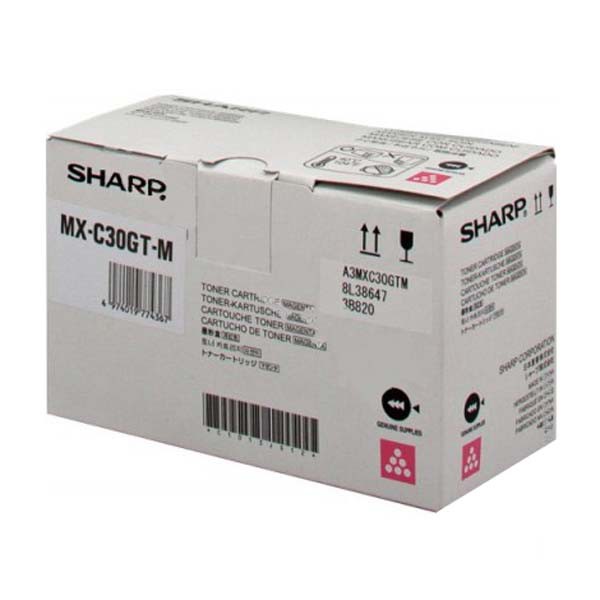 Cartus toner Sharp MX C 250 E, MX C 250 F, MX C 250 FE, MX C 250 FR, MX C 300 E, MX C 300 P, MX C 300 W, MX C 300 WE, MX C 300 WR, MX C 301 W, MX C 303 W, MX C 303 WEU, MX-C30GTM 6k Magenta Original