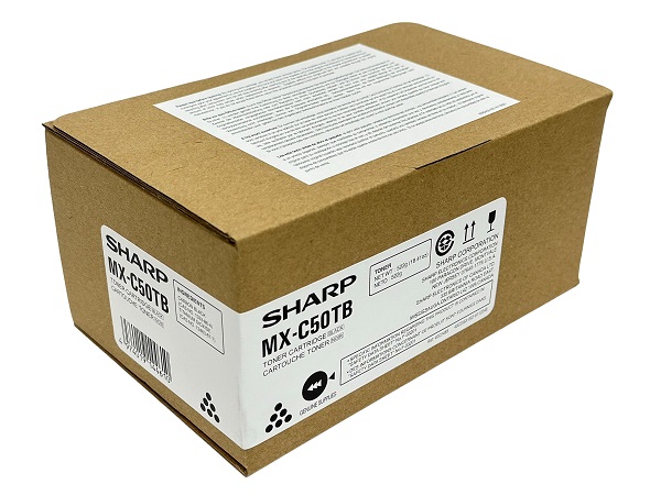 Cartus toner Sharp MX C 407 F, MX C 407 FEU, MX C 507 F, MX C 507 FEU MX-C50TB 20k Black Original