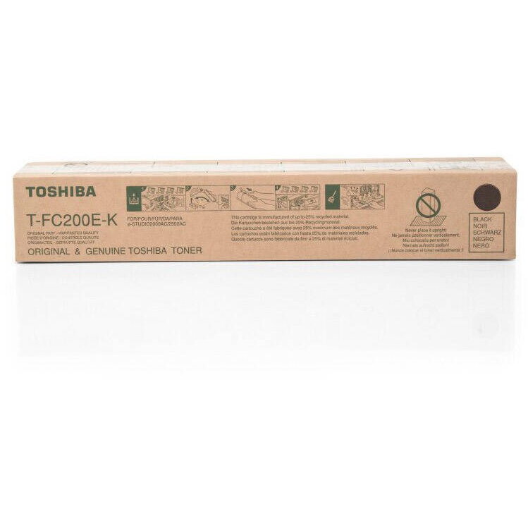 Cartus toner Toshiba E-STUDIO 2000 AC, E-STUDIO 2500 AC 6AJ00000123, T-FC200EK Black Original
