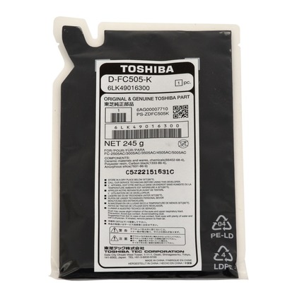 Developer Toshiba E-STUDIO 2505 AC, E-STUDIO 2515 AC, E-STUDIO 3005 AC, E-STUDIO 3015 AC, E-STUDIO 3505 AC, E-STUDIO 3515 AC, E-STUDIO 4505 AC, E-STUDIO 4515 AC 6LK49016300, D-FC505-K,6LK49016300, D-FC505-K Black Original