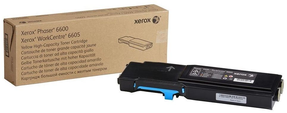 Cartus toner Xerox Phaser 6600, WC 6605 106R02249 2k Cyan Original