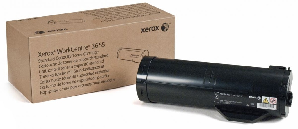 Cartus toner Xerox WC3655 14,4k Bk Black Original
