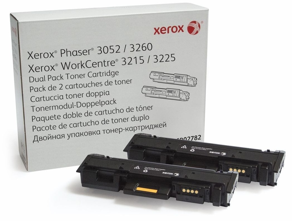 Cartus toner Xerox Phaser 3260, WC 3225, Phaser 3052, WorkCenter 3215 Dual Pack Black Original