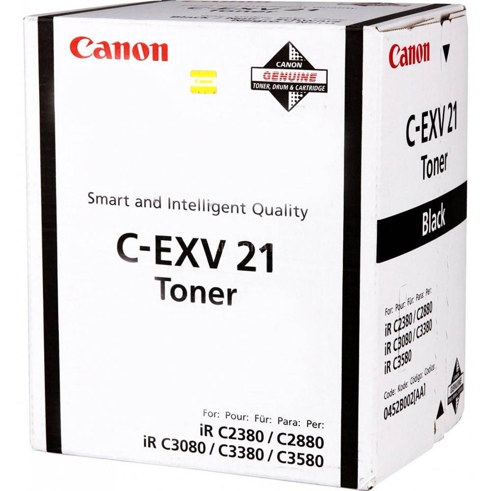 Cartus toner Canon iRC 2380, IRC 2880, IRC 3080, IRC 3380 C-EXV21 C-EXV21BK, 0452B002AA Black Original