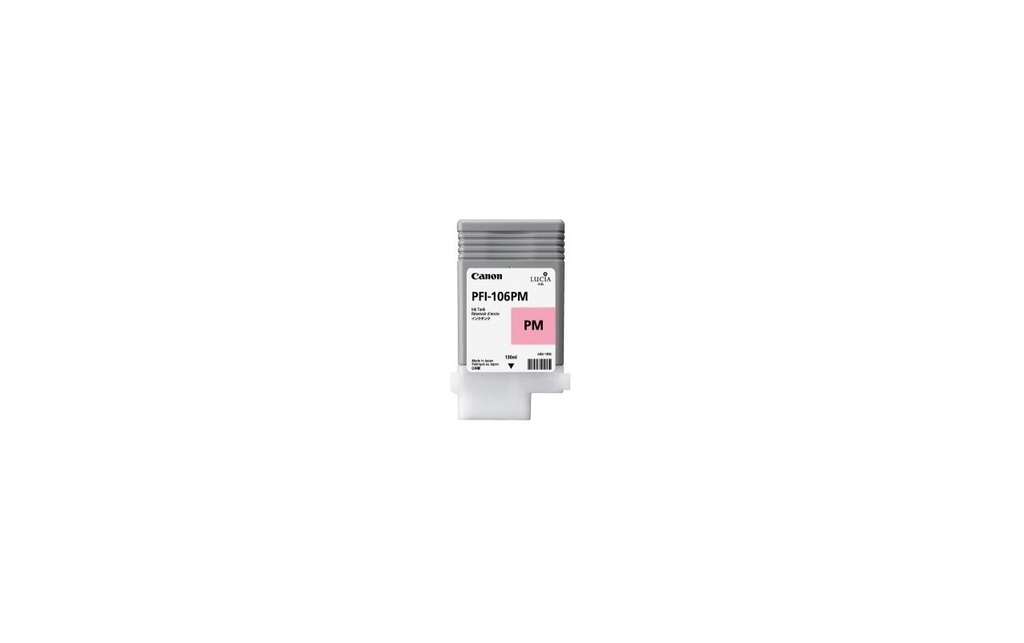 Pigment Ink Tank Canon PFI-106 iPF 6300S, iPF 6400S, iPF 6400SE, iPF 6300, iPF 6400, iPF 6350, iPF 6450 PFI-106, 6626B001AA Inks 130 ml Photo Magenta Original