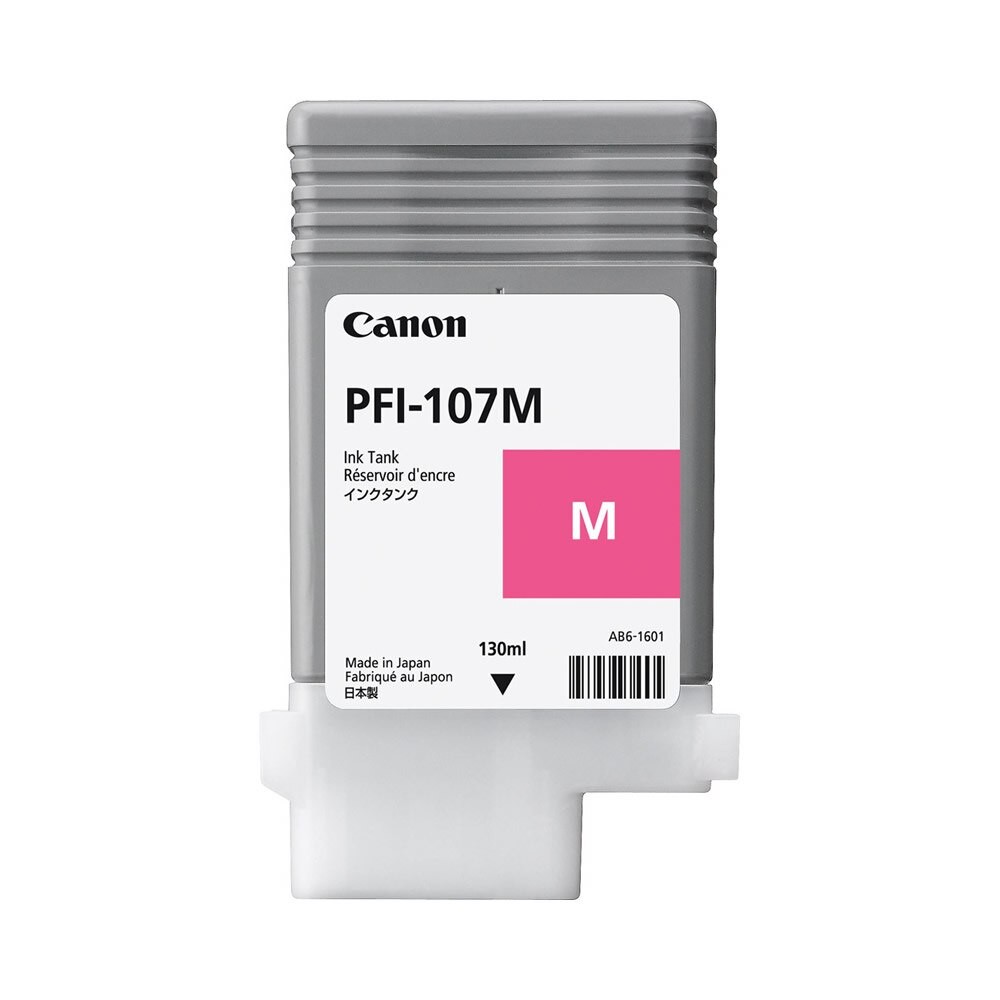 Pigment Ink Tank Canon iPF 770, iPF 780, iPF 785, iPF 670, iPF 680, iPF 685 PFI-107, 6707B001AA Inks 130 ml Magenta Original