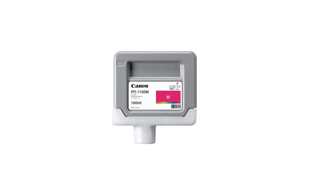 Pigment Ink Tank Canon PFI-1100 imagePROGRAF PRO-2100, imagePROGRAF PRO-4100S, imagePROGRAF PRO-4100, imagePROGRAF PRO-6100S, imagePROGRAF PRO-6100, imagePROGRAF PRO-2000, imagePROGRAF PRO-4000S, imagePROGRAF PRO-4000, imagePROGRAF PRO-6000S, imagePROGRAF PRO-6000 Magenta Original