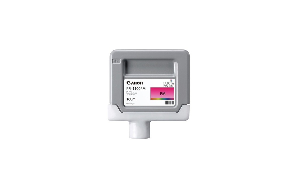 Pigment Ink Tank Canon PFI-1100 imagePROGRAF PRO-2100, imagePROGRAF PRO-4100S, imagePROGRAF PRO-4100, imagePROGRAF PRO-6100S, imagePROGRAF PRO-6100, imagePROGRAF PRO-2000, imagePROGRAF PRO-4000S, imagePROGRAF PRO-4000, imagePROGRAF PRO-6000S, imagePROGRAF PRO-6000 Photo Magenta Original