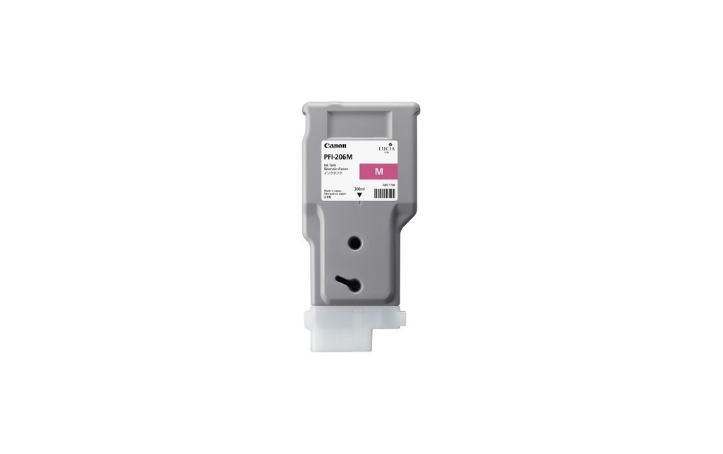 Pigment Ink Tank Canon PFI-206 iPF 6400S, iPF 6400SE, iPF 6400, iPF 6450 PFI-206, 5305B001AA Inks 300 ml Magenta Original